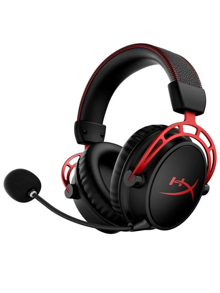 HyperX Cloud Alpha Wireless - Gaming Headset for PC, 300-hour battery life, DTS Headphone:X Spatial Audio, Memory foam