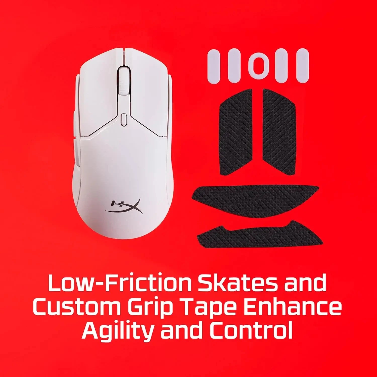 New HyperX Pulsefire Haste 2 Mini Bluetooth Wireless Mouse Ergonomic Lightweight RGB Low Latency Customized E-sports Gamer Mouse