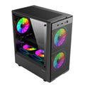 Power Train Flying PC gaming case MATX Side transparent glass computer case Iron net heat dissipation U3 interface E-sports case