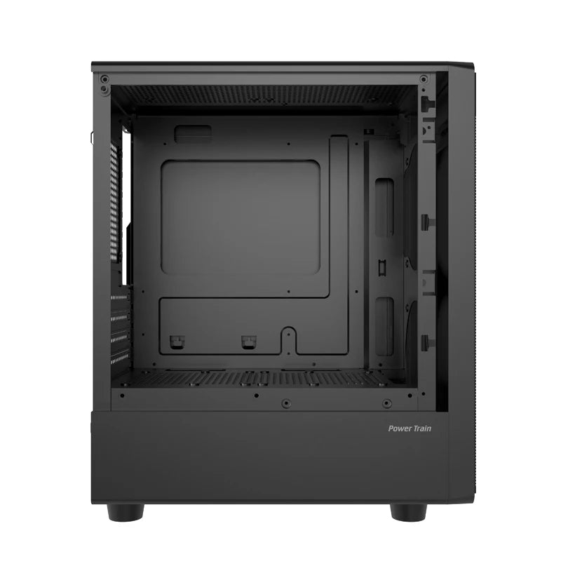 Power Train Flying PC gaming case MATX Side transparent glass computer case Iron net heat dissipation U3 interface E-sports case