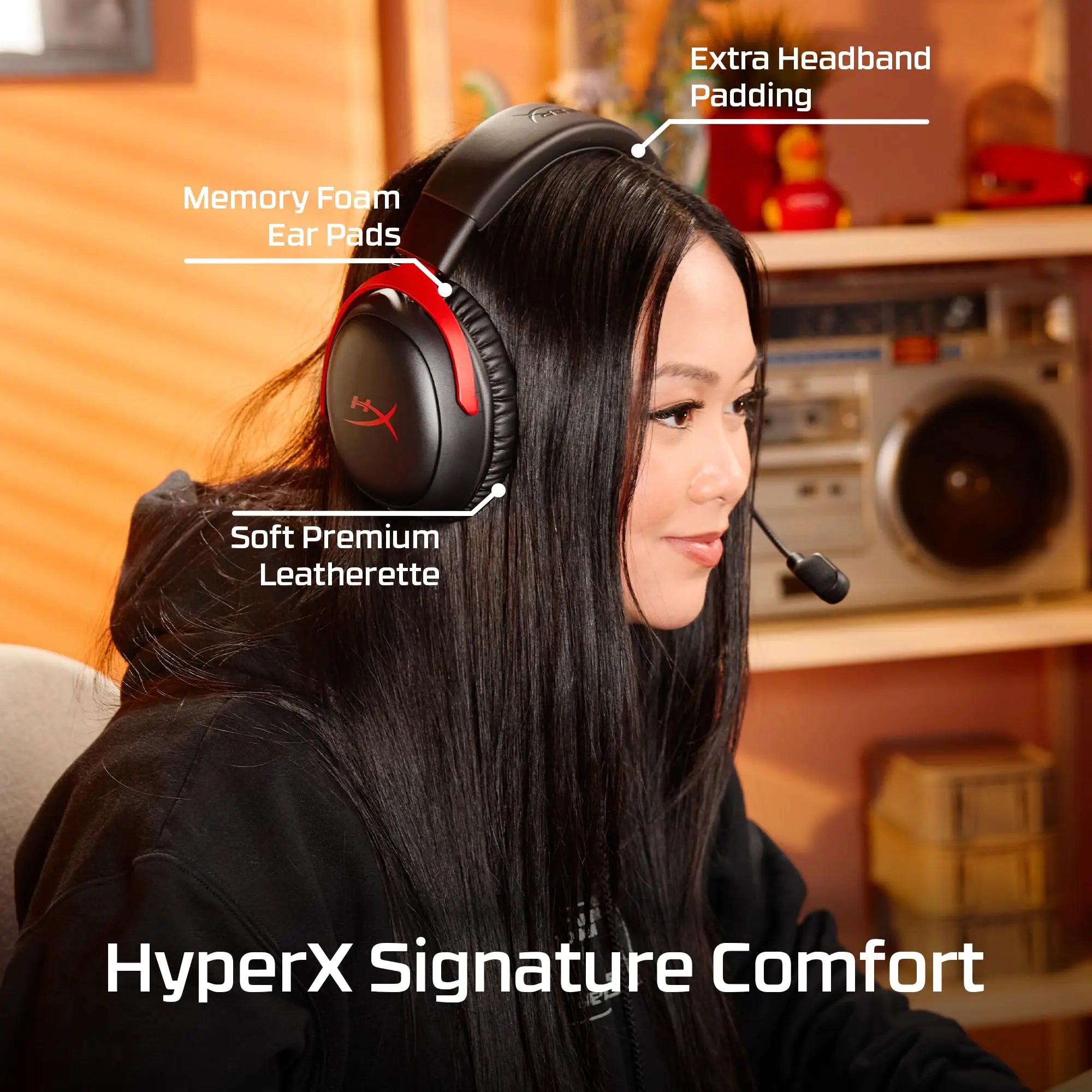 HyperX Cloud III S Wireless Gaming Headset 2.4GHz Bluetooth Battery Life up to 120 Hours 2.4GHz/200 Hours Bluetooth 53mm Angled