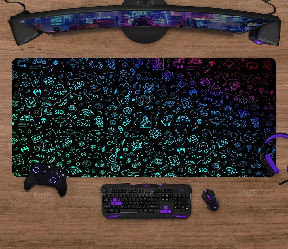 Gaming Mouse Pad Mousepad Gamer Desk Mat Large Keyboard Pad Xll Carpet Computer Table Surface For Accessories Xl Ped Mauspad